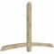 Ekena Millwork Bellingham Rough Sawn Timber Gable Bracket, Douglas Fir, 84"W x 53"H x 4"D x 4"F, 15/12 Pitch GBW084X53X0404BEL00RDF - alternate 5